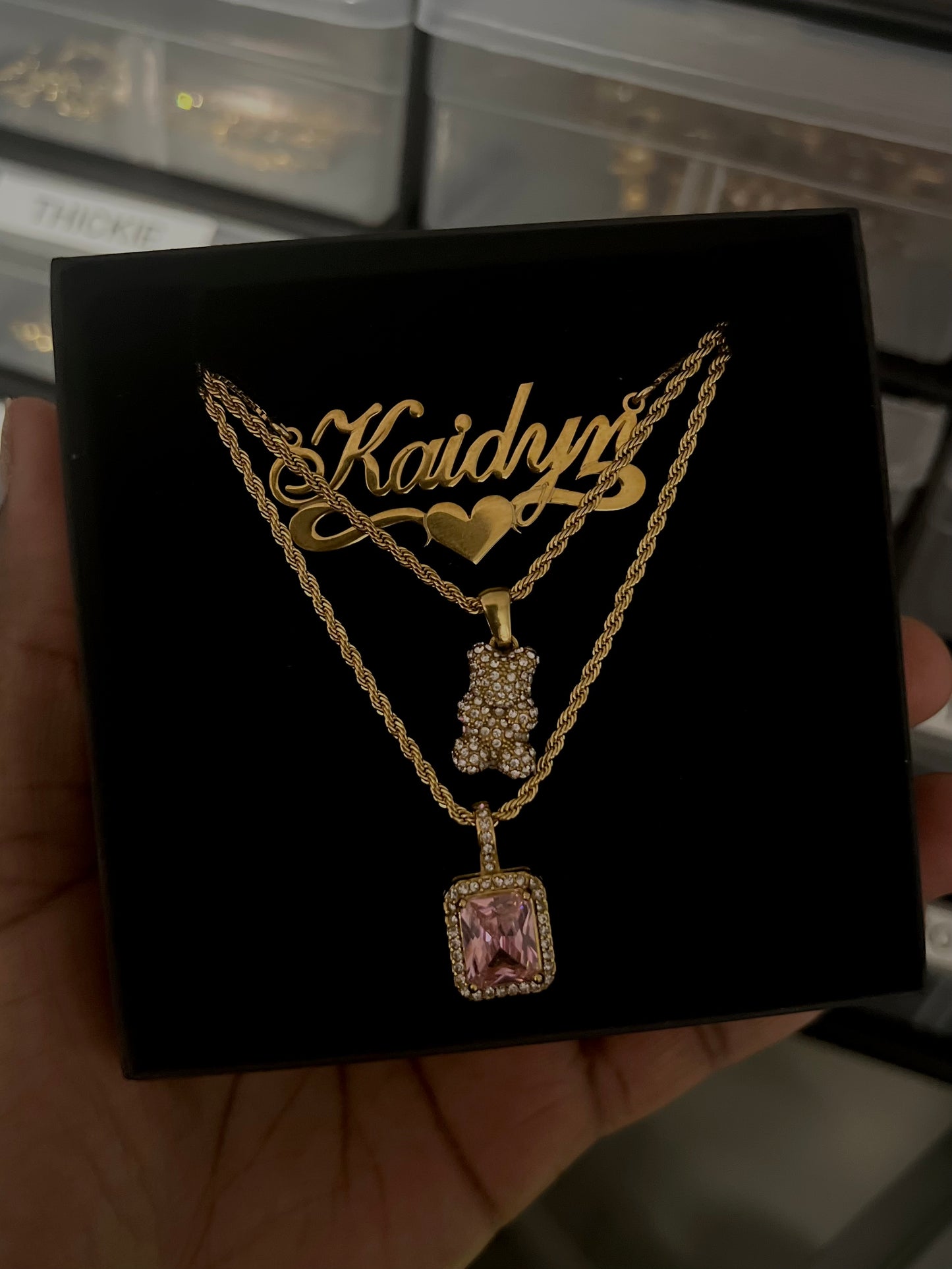 Pink Vibes Necklace - 24KByMarie