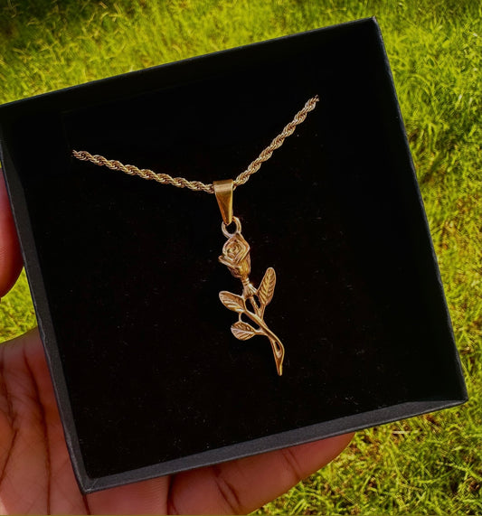 “Girls Deserve Roses” Necklace