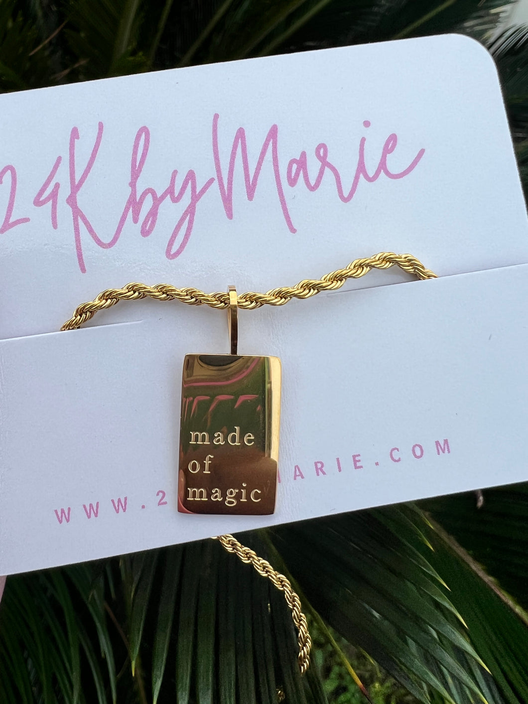 Made of Magic Necklace - 24KByMarie